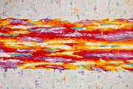 Abstract schilderij van kleurrijke horizon I van Dominique Clercx-Breed thumbnail
