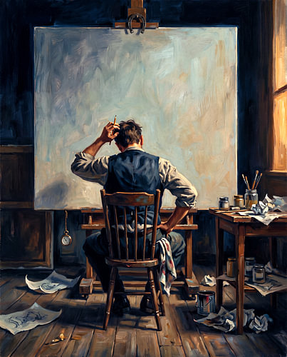 The Weight of the Blank Canvas