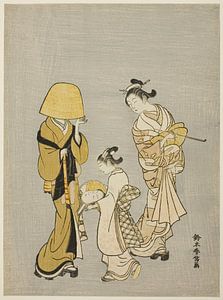 Suzuki Harunobu - The Face in the Mirror