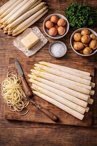 Spargel. Zubereitung.