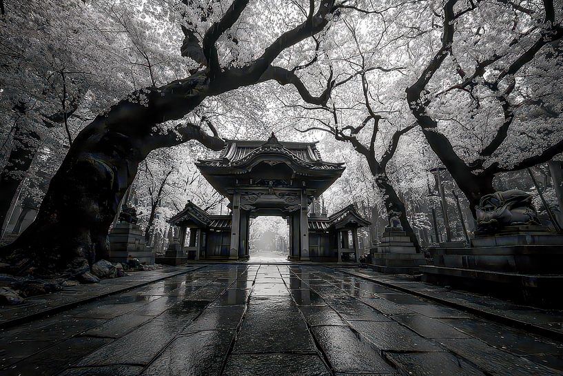 etchings japan by Egon Zitter