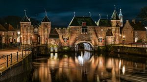 Amersfoort Drehmoment Tor Nacht Foto