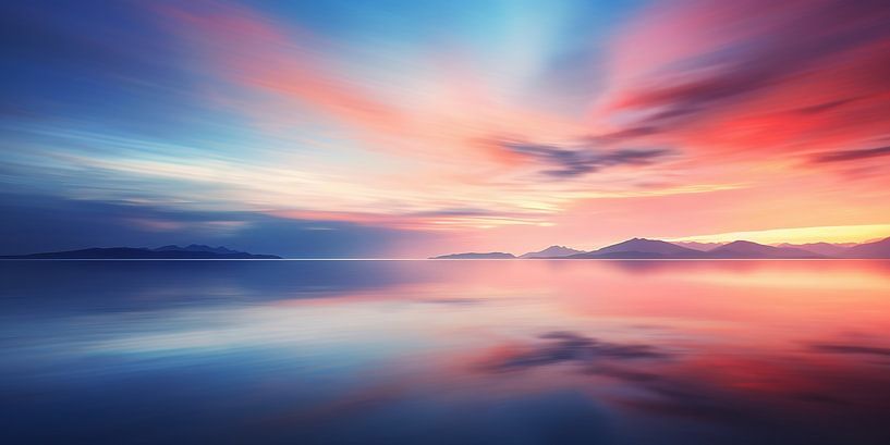 Blick über den Ozean von fernlichtsicht