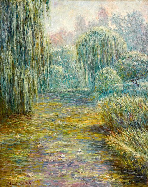 Der Garten von Giverny, Blanche Hoschedé-Monet von Meisterhafte Meister