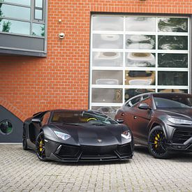 Lamborghini Aventador et Urus noircis. sur Joost Prins Photograhy