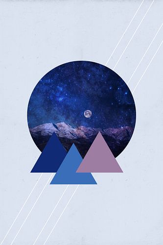 Starry Night in the Mountains