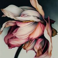 Digitales Kunstwerk" Zarte Blume"