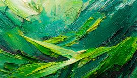 Schilderij in kunst met groene kleur