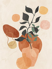 Tropical Leaves Abstract Art von Online Arts