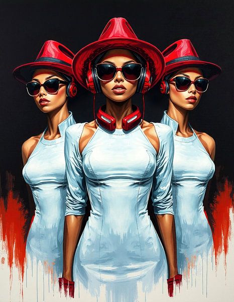 Women unfinished perfect - Three fashion icons between haute couture, identity and the silent disappearance of form by AidasignArt