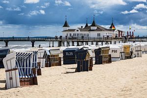 Seebrücke in Ahlbeck auf der Insel Usedom