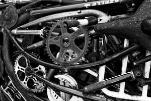 Bike Deconstructed - Fiets Onderdelen Print