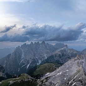 Tre Crime of Drei Zinnen bergen in de Dolomieten Italië van Sjoerd van der Wal Fotografie