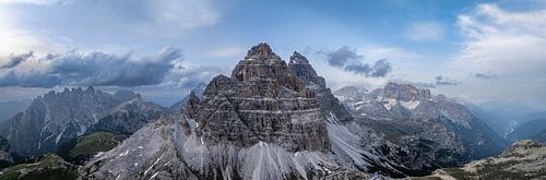 Tre Cime of Drei Zinnen bergen in de Dolomieten Italië