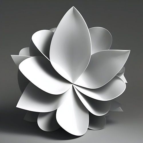 Modulaire Bloem 3d Kunst