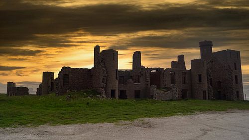 Het nieuwe kasteel Slains in Schotland