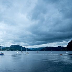 Segelboote in Schottland von Mariska Scholtens