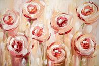Abstracte bloemen in zachte tinten van Imperial Art House thumbnail
