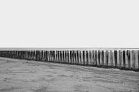Strandpalen in Zeeland
