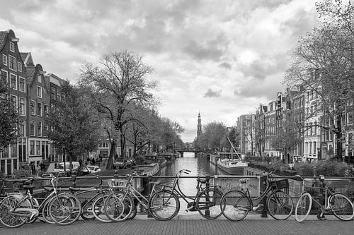 Prinsengracht and Westerkerk in Amsterdam