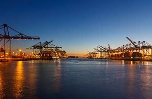 Port d'Anvers de nuit