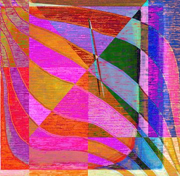 Digitaal kleuren abstract van Corinne Welp