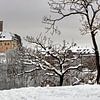 Die Wartburg im winterlichen Thüringer Wald von Roland Brack