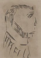 Zelfportret, en profil