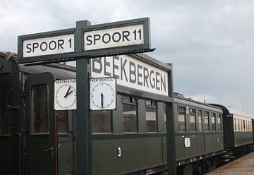 Train à vapeur sur Eveline van Vuren