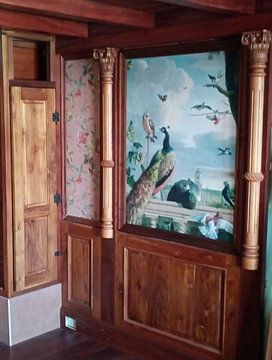 Klantfoto: Paleis van Amsterdam met exotische vogels, Melchior d'Hondecoeter
