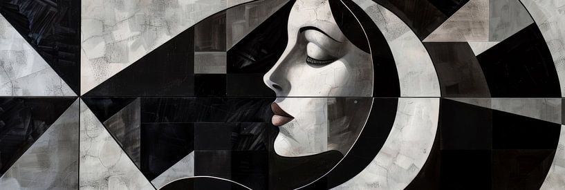 Portrait of a woman by Poster Art Shop