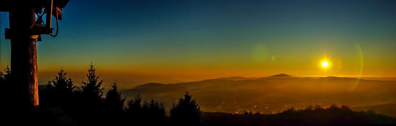 Sunrise Borgholzhausen (wide screen photo) by Norbert Sülzner