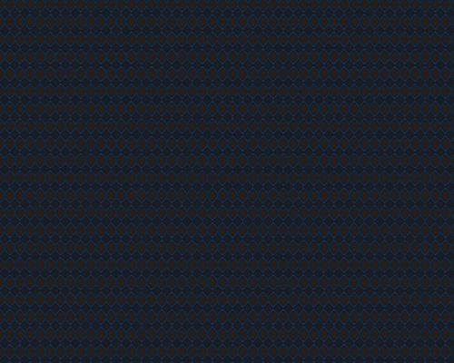 Behang patroon in donkere kleuren blauw en buin