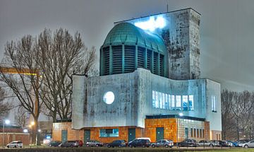 Maastunnel-gebouw op Rotterdam-zuid
