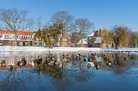Vijver park Meezenbroek in de winter van Francois Debets thumbnail