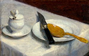 Stillleben mit Senftopf (1860) von Henri Fantin-Latour.