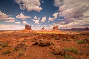 Cloudy Monument Valley