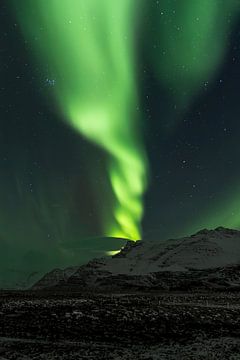 Les magnifiques aurores boréales en Islande. sur Franca Gielen