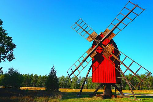 Windmolen in Zweden op het eiland Öland