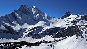 Ortstock (2717m) Und Höchturm (2666m) Glarus, Schweiz