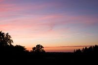 Coucher de soleil avec un beau jeu de couleurs - 1