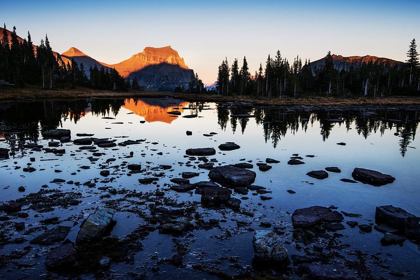 Reflexion im Gebirge von Walljar
