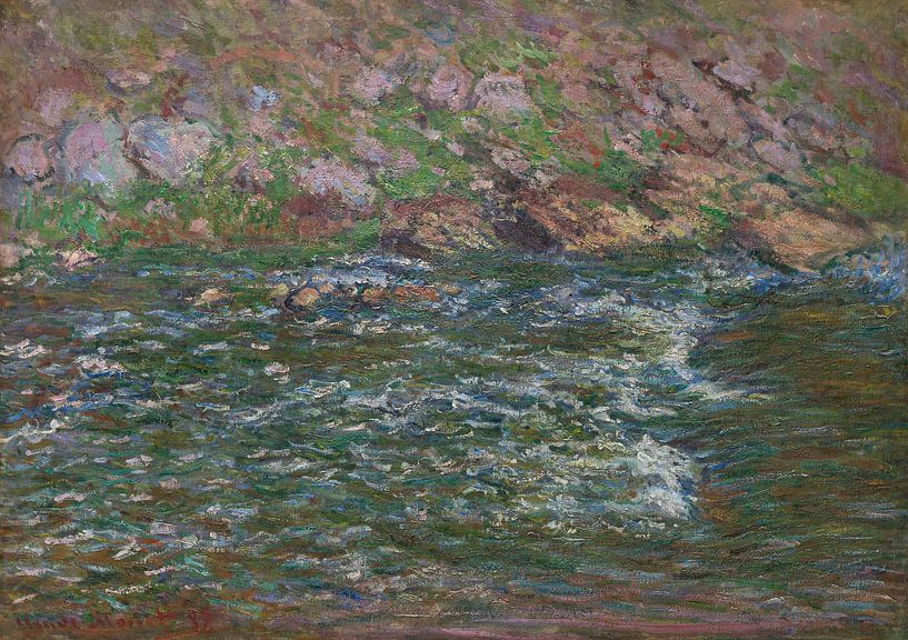 Rapids auf der Petite Creuse in Fresselines, Claude Monet von Meisterhafte Meister