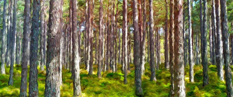 Waldromantik abstrakt von Marion Tenbergen