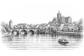 Skyline Den Bosch van Digital Picture Art