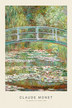 The Water Lily Pond - Claude Monet by Nook Vintage Prints