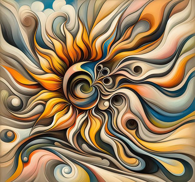 A sunflower by Kay Weber