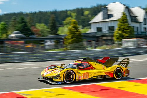 Ferrari 499P Hypercar op Spa Francorchamps