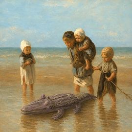 Kinder des Meeres und das Purpurkrokodil kamen mit von Gert-Jan Siesling