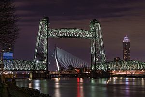 Die Koningshaven-Brücke in Rotterdam: "De Hef". von Jaap van den Berg